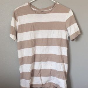 H&M Gold and White T-Shirt
